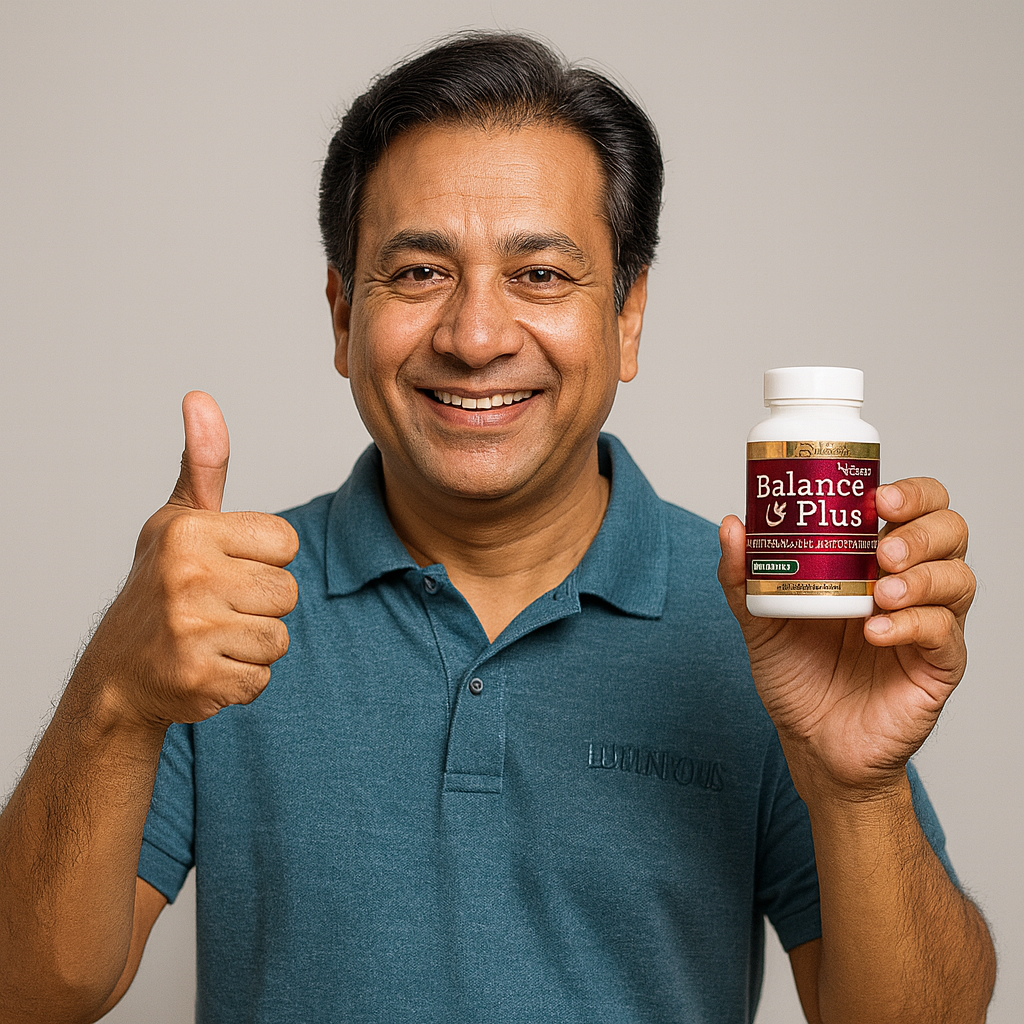 আপনার হারানো যৌবন ফিরে পাবেন আমাদের এই Balance Plus এ, Balance Plus শরীরের স্বাভাবিক শক্তি, ভারসাম্য এবং পুরুষদের সামগ্রিক vitality সাপোর্ট করার উদ্দেশ্যে তৈরি।